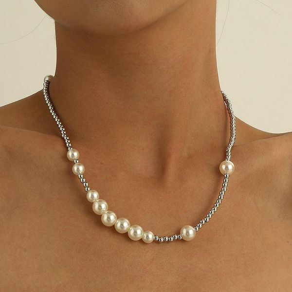 chains beads necklaces woman retro necklace women pendant short chain lovers jewelry wedding silver color trendy party metal collier
chains beads necklaces woman retro necklace women pendant short chain lovers jewelry wedding silver color trendy party metal collier