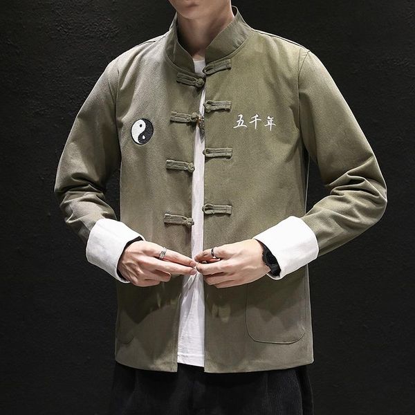 ethnic clothing spring autumn cotton linen jacket men chinese style clothes loose large size tang suit black tunic casual coat v2272, Red
ethnic clothing spring autumn cotton linen jacket men chinese style clothes loose large size tang suit black tunic casual coat v2272, Red