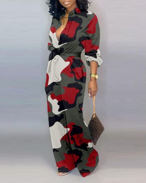 women's jumpsuits & rompers women v neck camouflage print buttoned jumpsuit long sleeve party club, Black;white
women's jumpsuits & rompers women v neck camouflage print buttoned jumpsuit long sleeve party club, Black;white