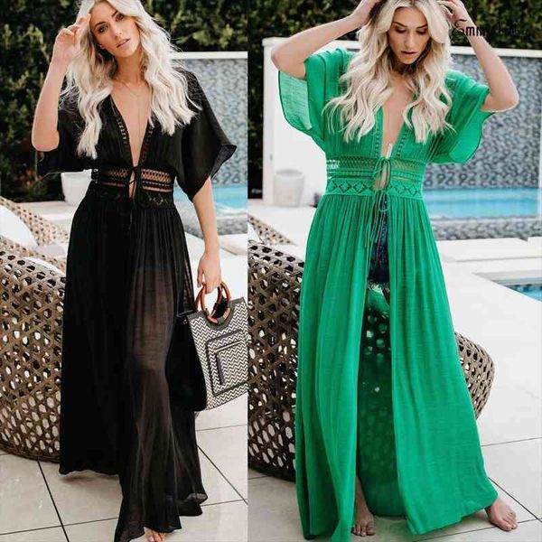 summer women mesh beach loose sundress beachwear cover-up ladies v-neck bandage swimwear swimsuit bathing suit, Black;gray
summer women mesh beach loose sundress beachwear cover-up ladies v-neck bandage swimwear swimsuit bathing suit, Black;gray