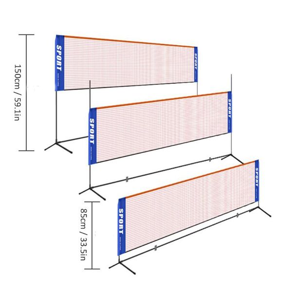 portable adjustable badminton net rack set volleyball bracket extending folding anti-rust steel pipe training sets
portable adjustable badminton net rack set volleyball bracket extending folding anti-rust steel pipe training sets