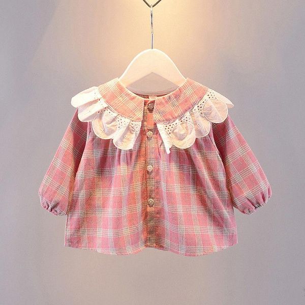 spring children girls long sleeve plaid lapel collar blouses baby kids cotton lotus shirt toddler sweet cute shirts, White;black
spring children girls long sleeve plaid lapel collar blouses baby kids cotton lotus shirt toddler sweet cute shirts, White;black