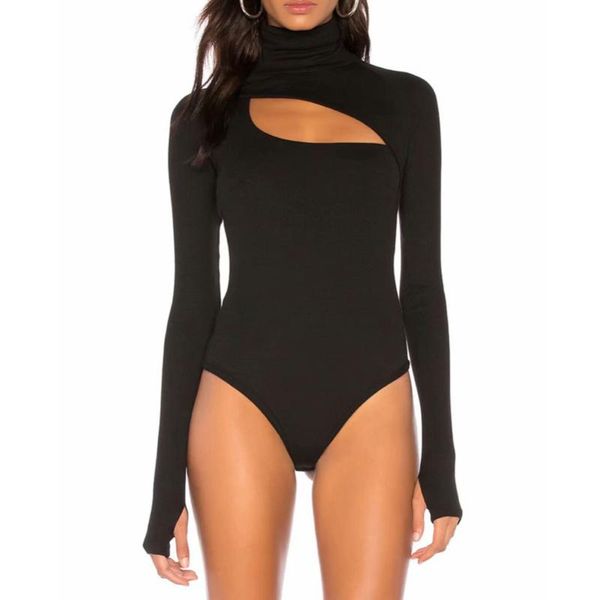front hollow out women long sleeve skinny solid bodysuits american street wear women's jumpsuits & rompers, Black;white
front hollow out women long sleeve skinny solid bodysuits american street wear women's jumpsuits & rompers, Black;white