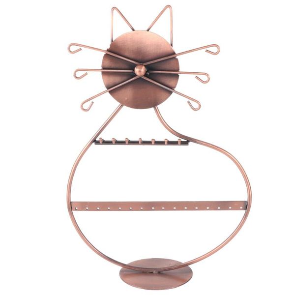 jewelry pouches, bags iron art ear stud display stand cat shaped hollowed earring rack, Pink;blue
jewelry pouches, bags iron art ear stud display stand cat shaped hollowed earring rack, Pink;blue