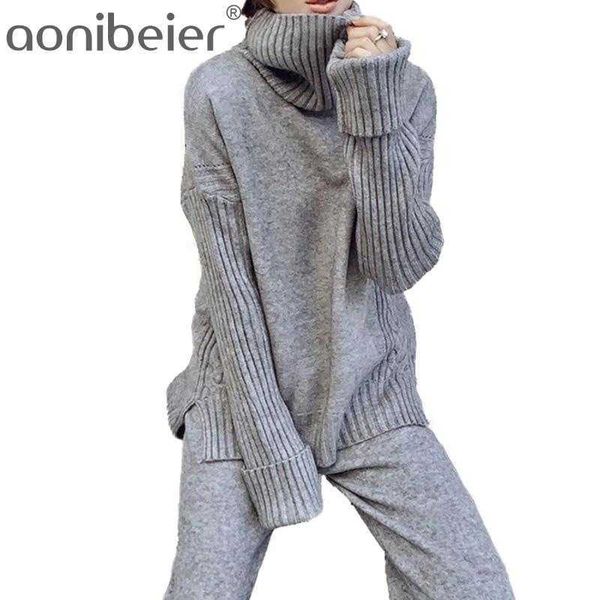 sweater women tracksuit spring autumn knitted suits 2 piece set warm turtleneck pullovers wide legs pants 210604, White
sweater women tracksuit spring autumn knitted suits 2 piece set warm turtleneck pullovers wide legs pants 210604, White