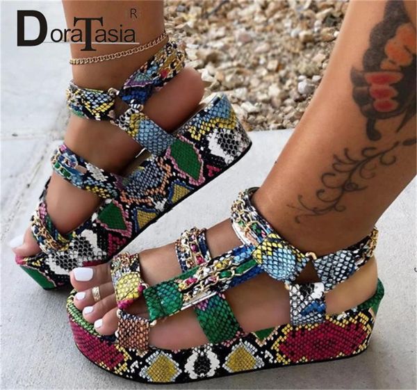 sandals doratasia big size 34-44 lady summer gladiator women wedges party snake veins colorful shoes woman, Black
sandals doratasia big size 34-44 lady summer gladiator women wedges party snake veins colorful shoes woman, Black