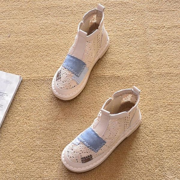 fashion women summer botas thick sole mesh shoes casual flats ladies footwear ankle yx2383 boots, Black
fashion women summer botas thick sole mesh shoes casual flats ladies footwear ankle yx2383 boots, Black