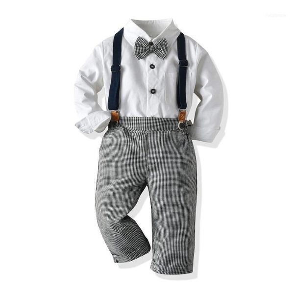 clothing sets spring autumn boys clothes baby wedding dress fashion party solid shirt + plaid pants with belt kids outerwear set 1-6 years1, White
clothing sets spring autumn boys clothes baby wedding dress fashion party solid shirt + plaid pants with belt kids outerwear set 1-6 years1, White
