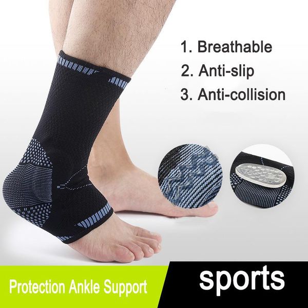 ankle support 1pcs foot elastic compression wrap sports socks fitness sprain protection tools sport accessories, Blue;black
ankle support 1pcs foot elastic compression wrap sports socks fitness sprain protection tools sport accessories, Blue;black