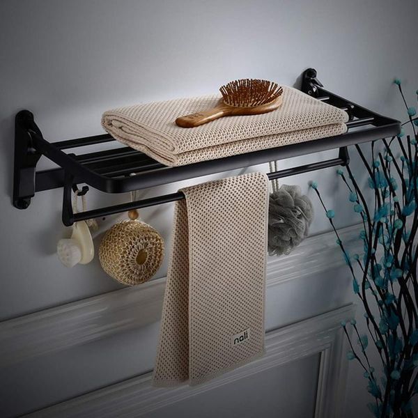 towel racks bathroom rack 90° folding black holder aluminum bar wall mounted storage shelf el hanger hook
towel racks bathroom rack 90° folding black holder aluminum bar wall mounted storage shelf el hanger hook