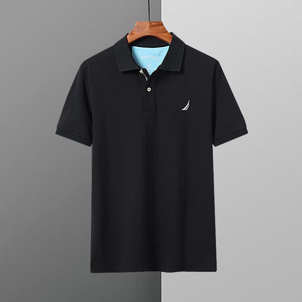 men's t-shirt pure cotton lapel short sleeve polo shirt t-shirts loose summer, White;black
men's t-shirt pure cotton lapel short sleeve polo shirt t-shirts loose summer, White;black