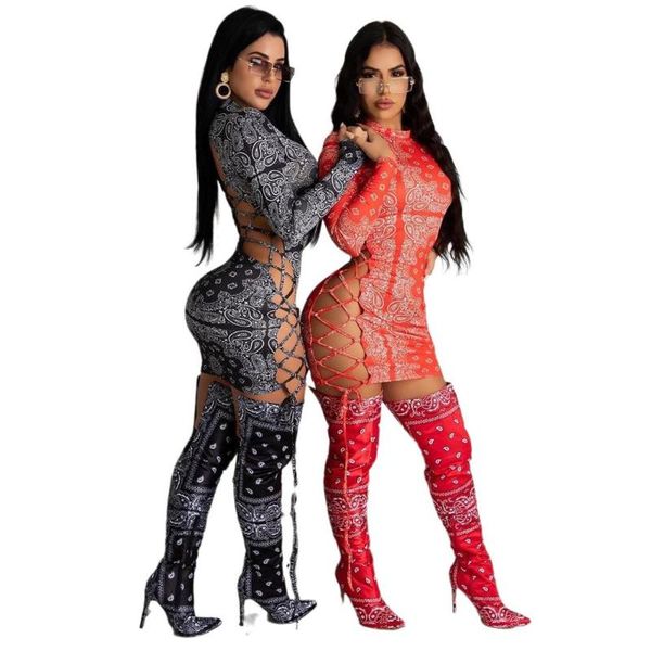 autumn bandanna print women lace up side open back mini bodycon dress streetwear night club midid dresses casual, Black;gray
autumn bandanna print women lace up side open back mini bodycon dress streetwear night club midid dresses casual, Black;gray