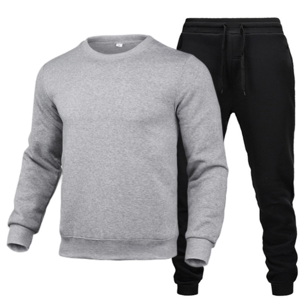 men's tracksuits 2021 autumn and winter solid color sweater long-sleeved round neck + pants black hooded sportswear casual su, Gray
men's tracksuits 2021 autumn and winter solid color sweater long-sleeved round neck + pants black hooded sportswear casual su, Gray