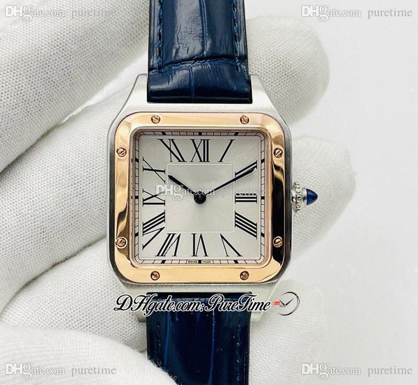 eg dumont w2sa0011 w2sa0012 43/38mm swiss quartz lovers watch mens womens ladies watches two tone rose gold silver dial roman blue leather s, Slivery;brown 
eg dumont w2sa0011 w2sa0012 43/38mm swiss quartz lovers watch mens womens ladies watches two tone rose gold silver dial roman blue leather s, Slivery;brown