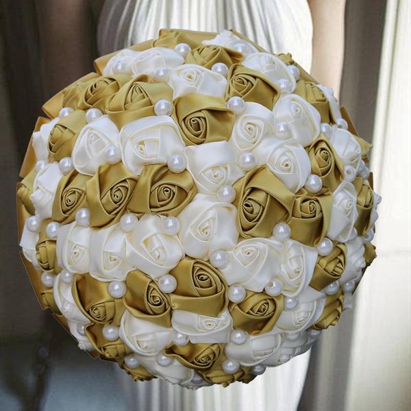 1pcs/lot gold ribbon wedding bouquet with pearl for decoration decorative flowers & wreaths
1pcs/lot gold ribbon wedding bouquet with pearl for decoration decorative flowers & wreaths