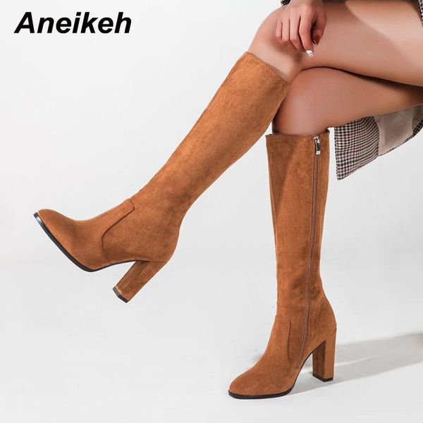 boots aneikeh flock warm sewing square heels winter elegant women booties zipper fashion western shoes 2021 knee-high wedding, Black
boots aneikeh flock warm sewing square heels winter elegant women booties zipper fashion western shoes 2021 knee-high wedding, Black
