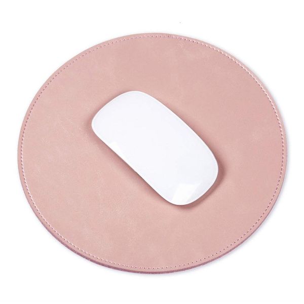 mouse pad leather mouse creative round game business desk