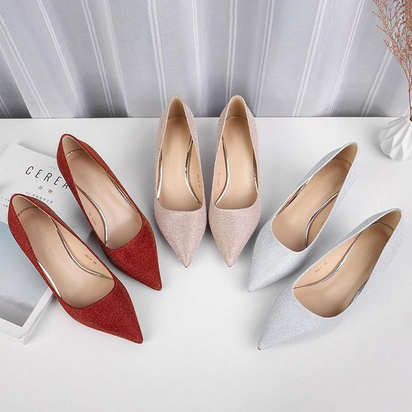 dress shoes women high heels brand sequined cloth thin pointed toe party wedding, Black
dress shoes women high heels brand sequined cloth thin pointed toe party wedding, Black