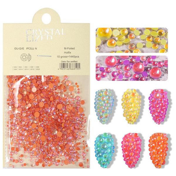 nail art decorations 1440pcs aurora mermaid beads ss6/ss8/ss10/ss12/ss16/ss20 holographic flatback rhinestones 3d half ball charms, Silver;gold
nail art decorations 1440pcs aurora mermaid beads ss6/ss8/ss10/ss12/ss16/ss20 holographic flatback rhinestones 3d half ball charms, Silver;gold