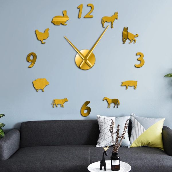 wall clocks woodland animals diy large clock sheep pig giant watch forest farm 3d mirror creative sticker
wall clocks woodland animals diy large clock sheep pig giant watch forest farm 3d mirror creative sticker