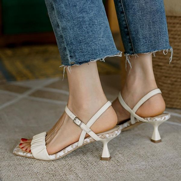 sandals simple rome shoes fashion square heel womens 2021 summer korean pleated ankle buckle casual high heels, Black
sandals simple rome shoes fashion square heel womens 2021 summer korean pleated ankle buckle casual high heels, Black