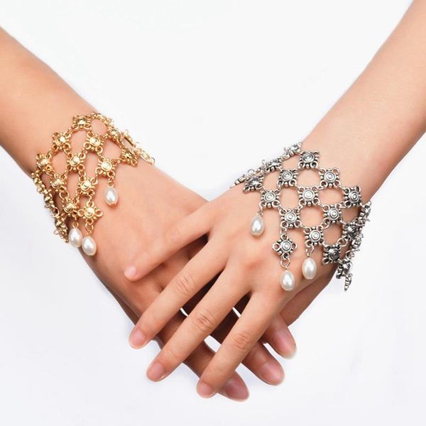 link, chain fashion women bracelet vintage imitation pearl cute layered for bridal jewelry party gifts, Black
link, chain fashion women bracelet vintage imitation pearl cute layered for bridal jewelry party gifts, Black