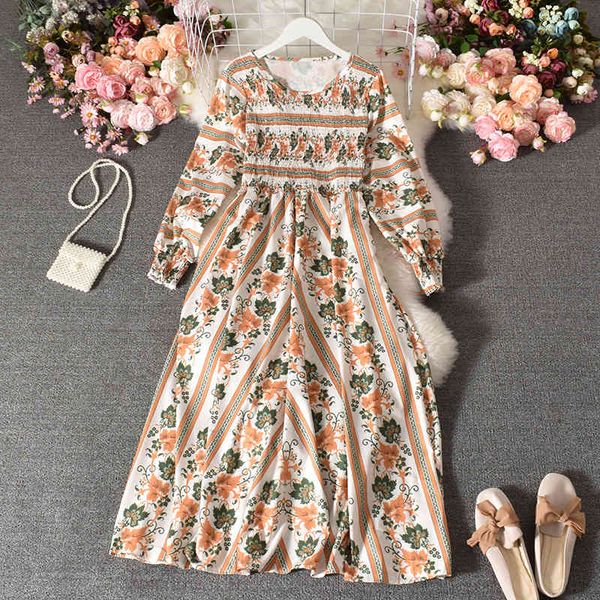casual dresses autumn women retro fashion printed flowers o-neck long sleeve loose mid-calf holiday floral 9adl, Black;gray
casual dresses autumn women retro fashion printed flowers o-neck long sleeve loose mid-calf holiday floral 9adl, Black;gray
