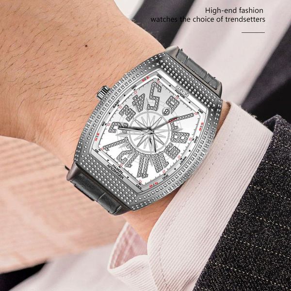 wristwatches yashidun large tonneau dial quartz watch men hardlex mirror waterproof fashion man's wristwatch luminous, Slivery;brown
wristwatches yashidun large tonneau dial quartz watch men hardlex mirror waterproof fashion man's wristwatch luminous, Slivery;brown