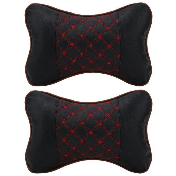 seat cushions 2 x car headrest interior automotive supplies leather