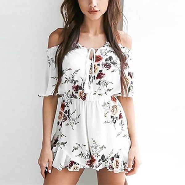 women's jumpsuits & rompers playsuit women floral print bohemian short sleeve off shoulder jumpsuit summer beach, Black;white
women's jumpsuits & rompers playsuit women floral print bohemian short sleeve off shoulder jumpsuit summer beach, Black;white