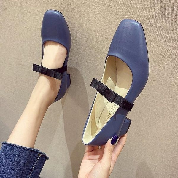 autumn women's shoes square root bow mid-heel single thick heel toe shallow mouth women high dress, Black
autumn women's shoes square root bow mid-heel single thick heel toe shallow mouth women high dress, Black