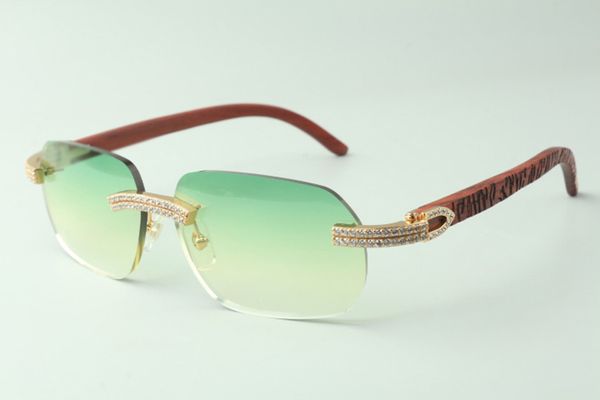 designer double row diamond sunglasses 3524024 with tiger wood arms glasses,direct sales, size: 18-135mm, White;black
designer double row diamond sunglasses 3524024 with tiger wood arms glasses,direct sales, size: 18-135mm, White;black