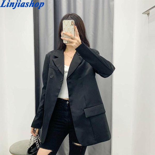 autumn women blazers black solid button long sleeve notched neck fashion casual female clothes women's suits &, White;black
autumn women blazers black solid button long sleeve notched neck fashion casual female clothes women's suits &, White;black