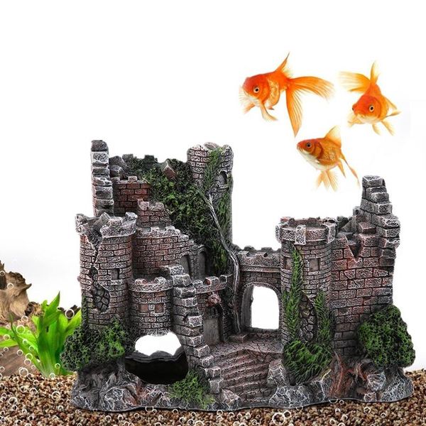 decorations resin artificial aquarium decoration european style building rock cave fish tank landscaping ornament
decorations resin artificial aquarium decoration european style building rock cave fish tank landscaping ornament