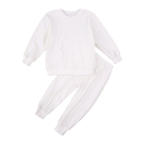 clothing sets 3-7years toddler kids boys girls clothes solid color round neck sweatshirt and long pant, White
clothing sets 3-7years toddler kids boys girls clothes solid color round neck sweatshirt and long pant, White