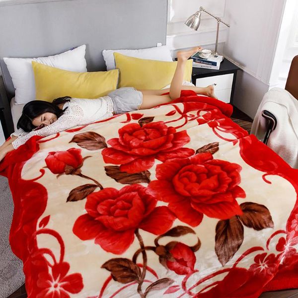 blankets red flower super soft warm double layer for winter thick blanket wedding bed linings flat sheet king queen
blankets red flower super soft warm double layer for winter thick blanket wedding bed linings flat sheet king queen