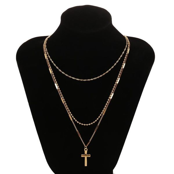 chains fashion cross multilayer necklace for woman retro simple wild clavicle chain gold sweater female jewelry gifts, Silver
chains fashion cross multilayer necklace for woman retro simple wild clavicle chain gold sweater female jewelry gifts, Silver