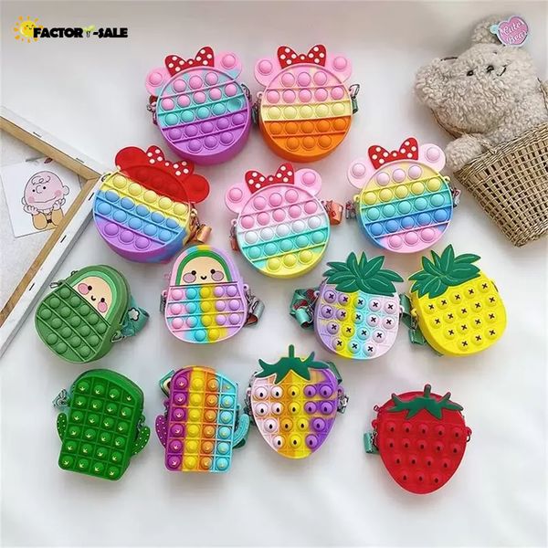 2021 rainbow christmas kids fashion crossbody pack handbags fashion children wallet fidget silicone bubble girls one-shoulder bag purse fn04
2021 rainbow christmas kids fashion crossbody pack handbags fashion children wallet fidget silicone bubble girls one-shoulder bag purse fn04