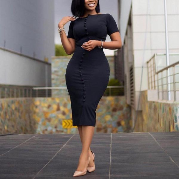 casual dresses african office ladies dress for women's clothing black solid color beaded bodycon short sleeve mid calf formal business, Black;gray
casual dresses african office ladies dress for women's clothing black solid color beaded bodycon short sleeve mid calf formal business, Black;gray