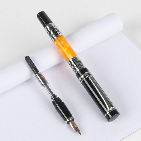 fountain pens style luxury metal double nib pen 0.5mm iraurita the good gift ink for friend office & school supplies