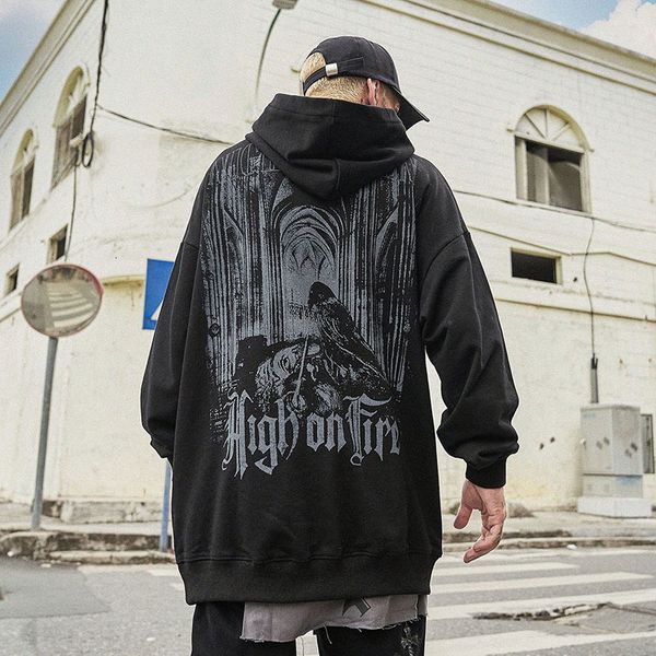 men's hoodies & sweatshirts hoodie with cotton harajuku hip hop streetwear dark style letter pullover impression p46x, Black
men's hoodies & sweatshirts hoodie with cotton harajuku hip hop streetwear dark style letter pullover impression p46x, Black