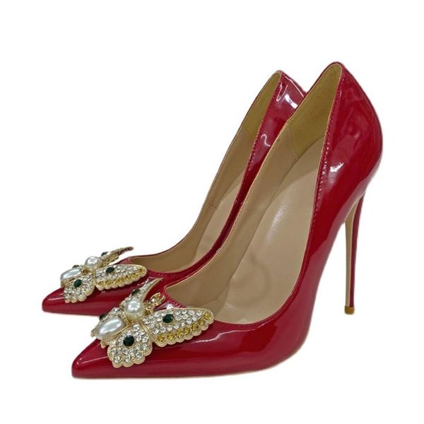 dress shoes glitter bow pearl flowers decoration pointed toe 12cm 10cm 8cm thin high heel handmade elegant advanced lady pump qp136 roviciya, Black
dress shoes glitter bow pearl flowers decoration pointed toe 12cm 10cm 8cm thin high heel handmade elegant advanced lady pump qp136 roviciya, Black