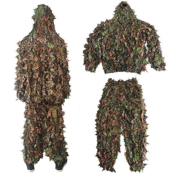 hunting sets clothes 3d bionic ghillie suits men women kids outdoor sniper camouflage cs clothing pants hooded jacket, Camo
hunting sets clothes 3d bionic ghillie suits men women kids outdoor sniper camouflage cs clothing pants hooded jacket, Camo