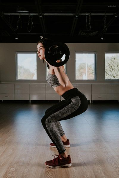yoga outfit the women's fitness leggings pants with tight-fitting and breathable effect color matching sport woman tights
yoga outfit the women's fitness leggings pants with tight-fitting and breathable effect color matching sport woman tights