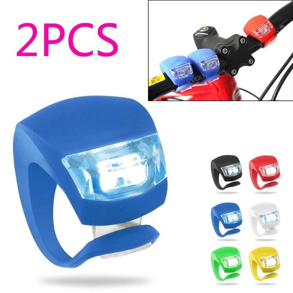 2pcs waterproof led bicycle bike cycling silicone head front rear wheel safety light lamp lights
2pcs waterproof led bicycle bike cycling silicone head front rear wheel safety light lamp lights