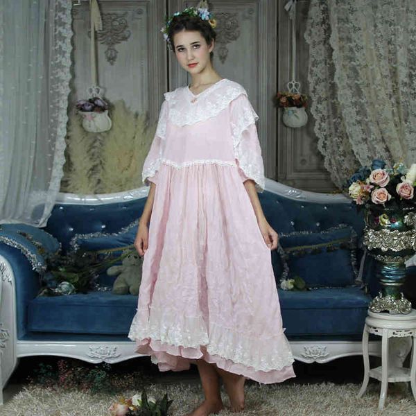 women's sleepwear long nightgown vintage night women pink homewear plus size nightgowns ladies princess qg5i, Black;red
women's sleepwear long nightgown vintage night women pink homewear plus size nightgowns ladies princess qg5i, Black;red