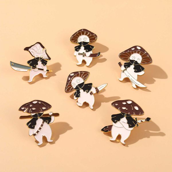 funny mushroom man brooch alternative assassin creative brooch metal badge brooch bag accessories six swordsman, Gray
funny mushroom man brooch alternative assassin creative brooch metal badge brooch bag accessories six swordsman, Gray