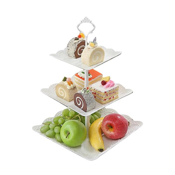 cake accessories 2 color three-layer stand fruit platedessert storage rack cupcake holder tray home wedding party kitchen & organization
cake accessories 2 color three-layer stand fruit platedessert storage rack cupcake holder tray home wedding party kitchen & organization