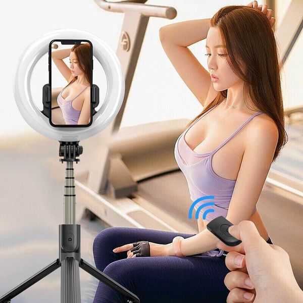 in 1 wireless bluetooth selfie stick handheld remote shutter 1.6m tripod with 8inch led ring pography light for android ios monopods
in 1 wireless bluetooth selfie stick handheld remote shutter 1.6m tripod with 8inch led ring pography light for android ios monopods