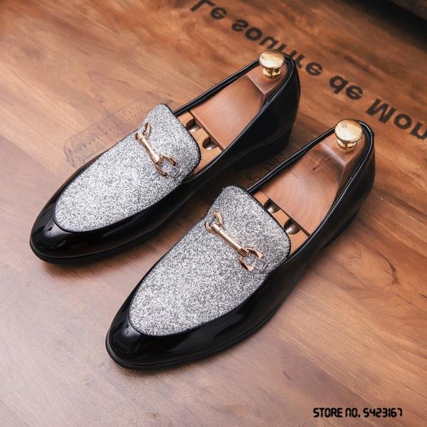 luxury designer charm sequins patchwork shoes for men casual oxford formal dress wedding footwear zapatillas hombre, Black
luxury designer charm sequins patchwork shoes for men casual oxford formal dress wedding footwear zapatillas hombre, Black